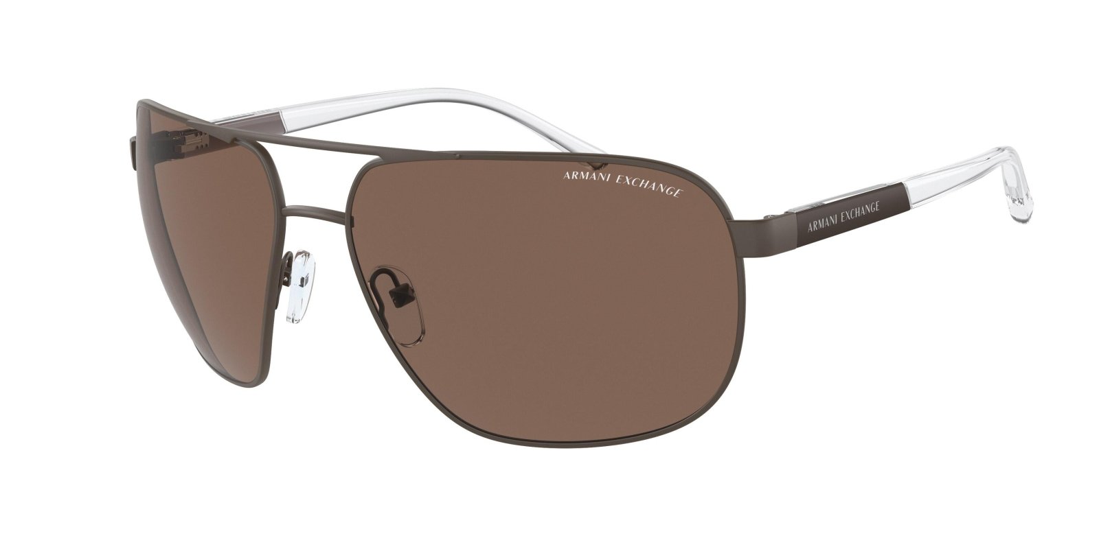 Armani Exchange 2040S Polarized Sunglasses for Men & Women - UV Protection, Fashion Aviator Style - Perfect for Driving, Beach & Outdoor Activities