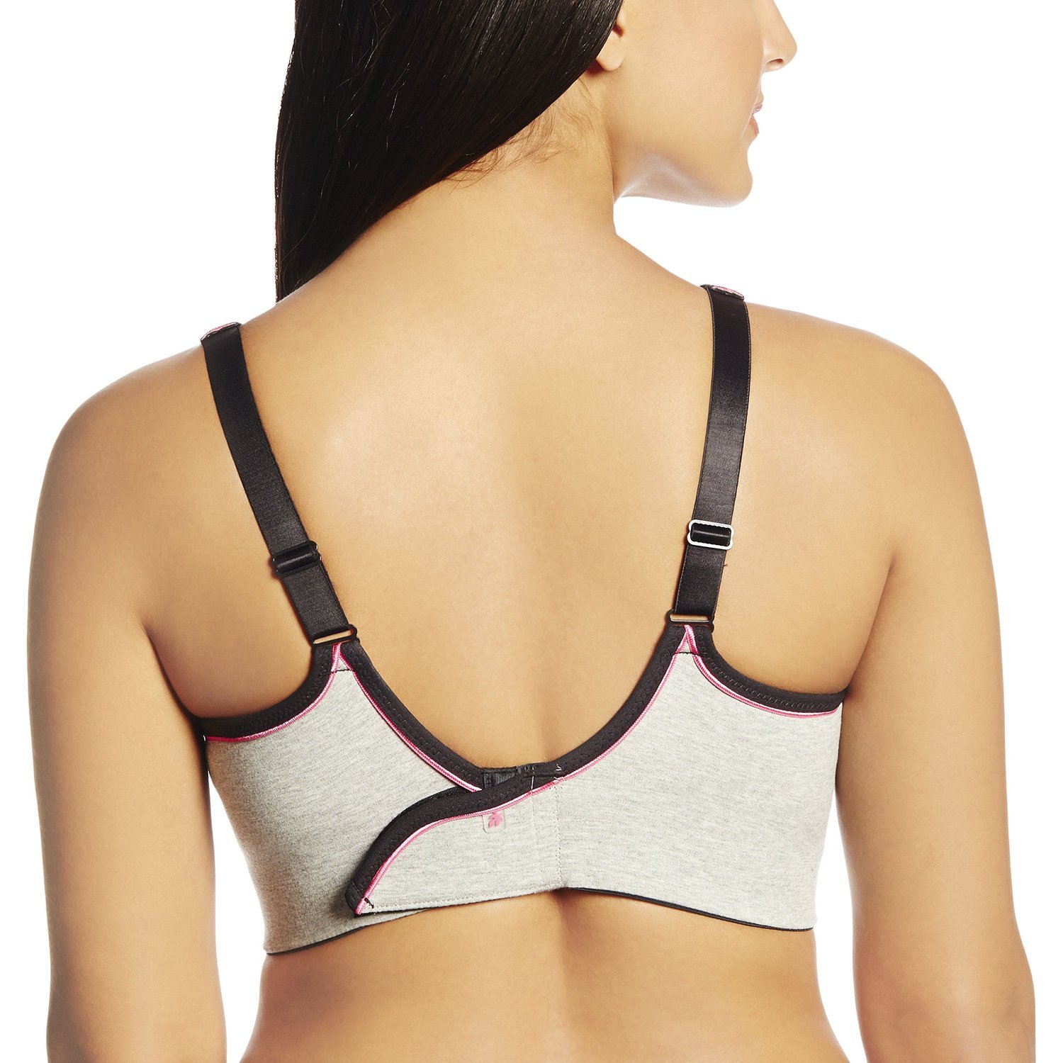 Royce Women's Impact Free Cotton Sports Bra - Breathable Workout Top for Yoga, Running & Gym - Plus Size Activewear for Comfort & Support