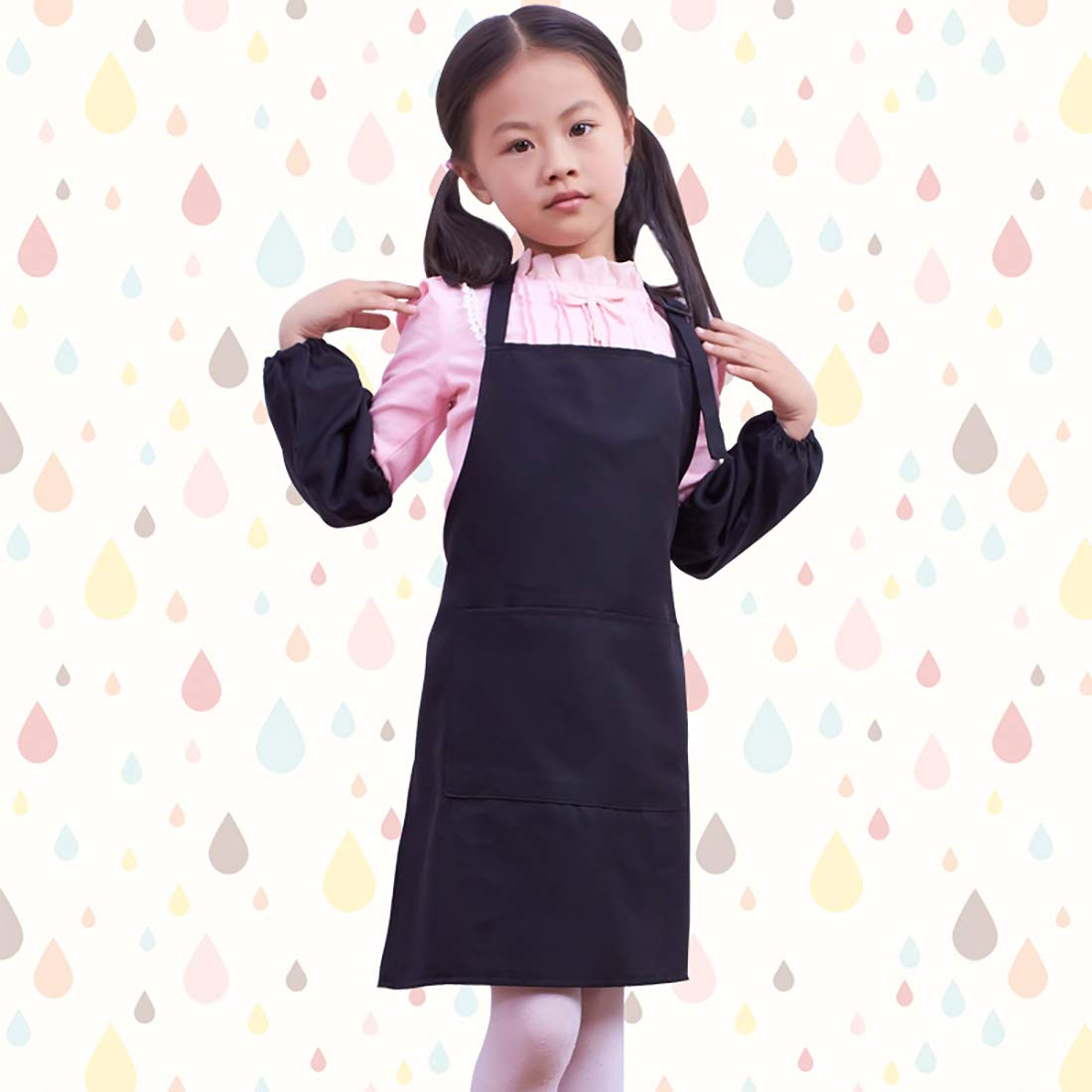 Kids Apron for Cooking, Painting, Gardening & Crafts - Adjustable with Pockets - Perfect for Little Chefs, Artists & Gardeners