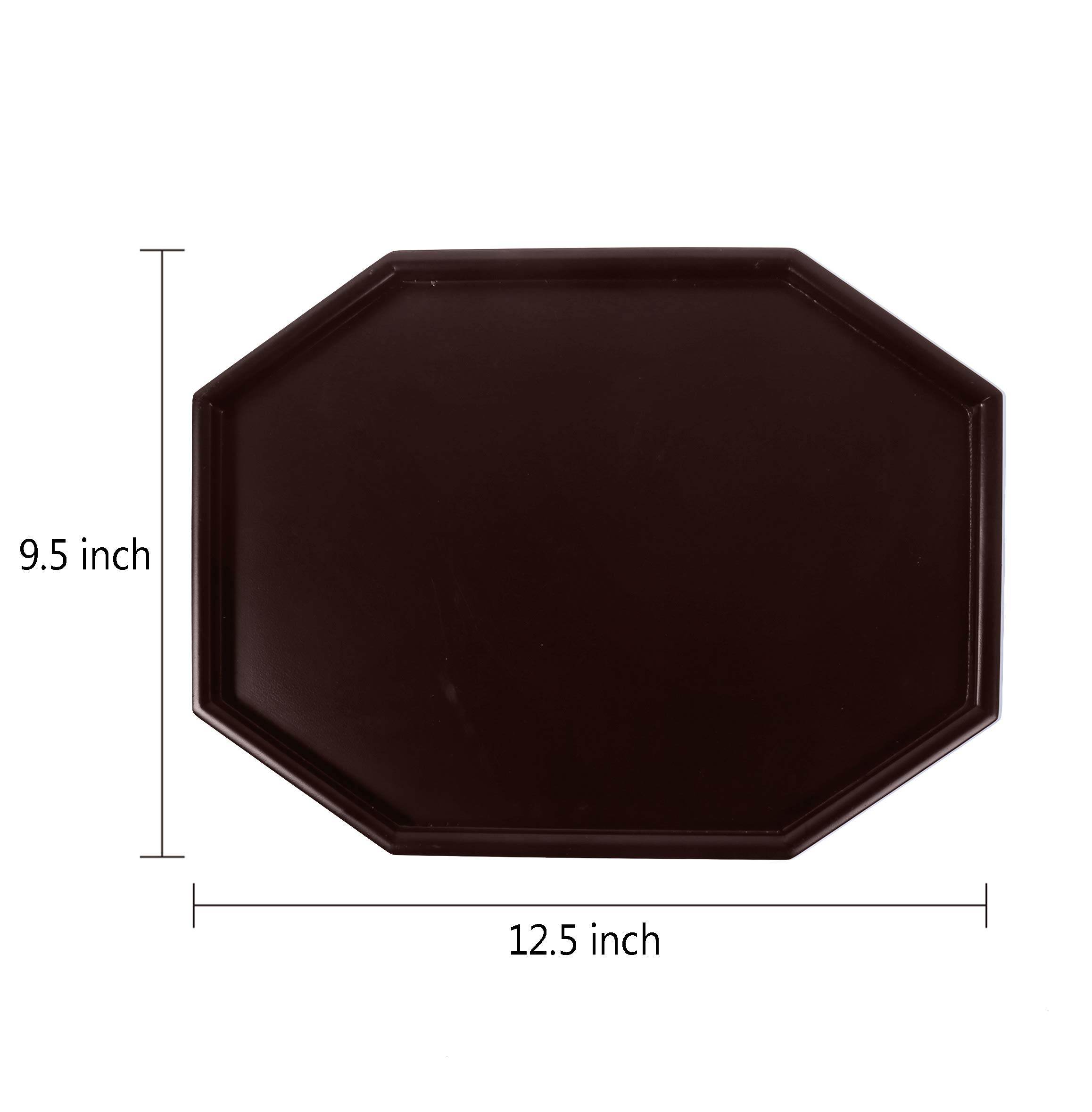 Wooden Recliner Armrest Tray - Clip-On Side Table for Sofa & Couch - Organizer for Coffee, Snacks, Remote & Electronics - Cherry Finish - Perfect for Living Room, Home Theater & Relaxation