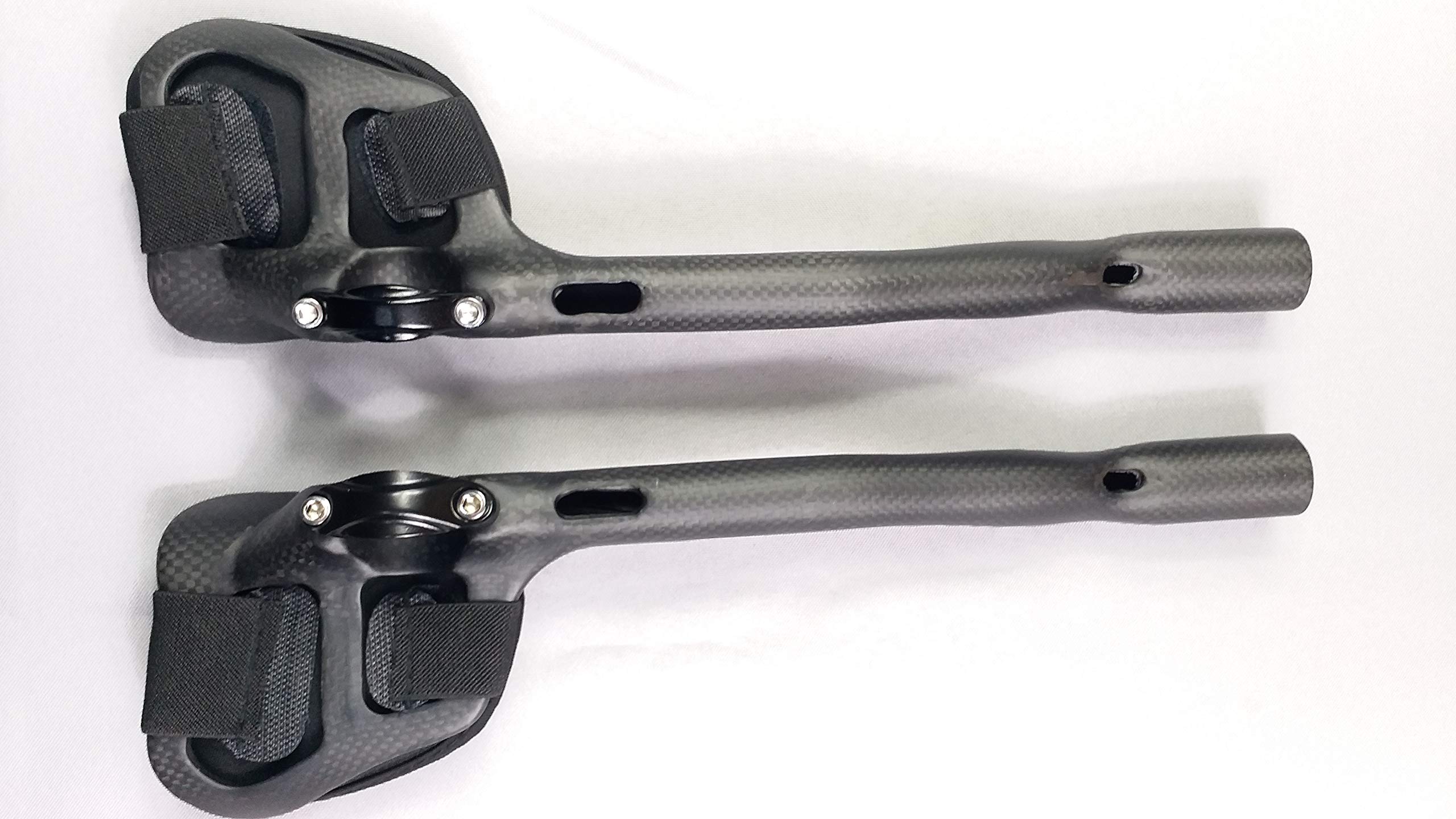 Carbon Fiber Aero Bars TT Bike Armrest Handlebars - 340mm Lightweight Triathlon Aerobar for Road & Mountain Bikes (31.8mm, Red 3K Matte) | Perfect for Time Trials, Triathlons & Aerodynamic Cycling