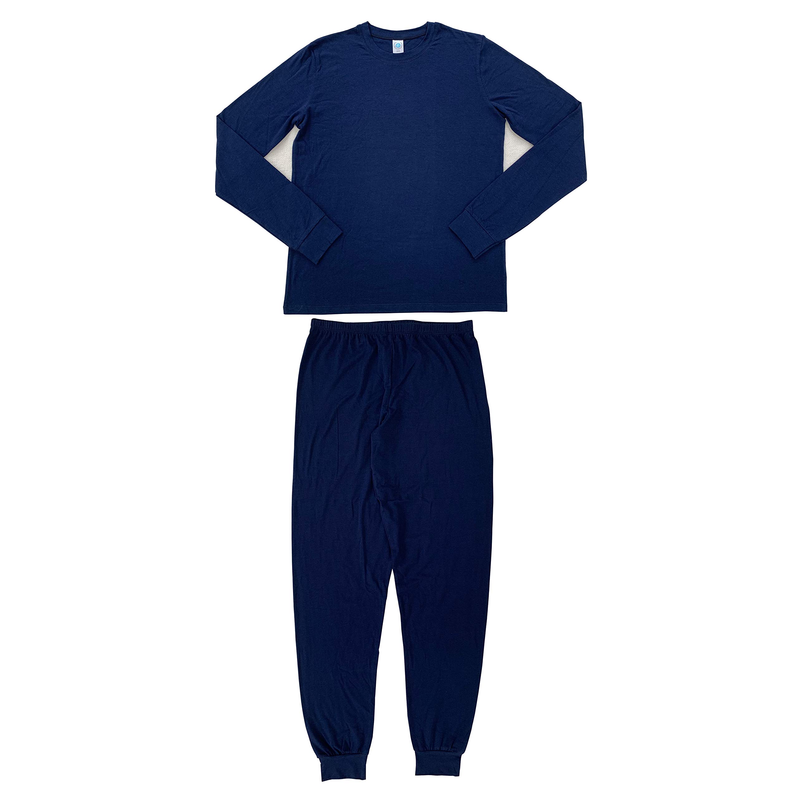 Esme Men's Full Length Pajama Set - Soft Cotton Sleepwear for Comfortable Nights - Perfect for Lounging, Sleeping & Relaxing at Home