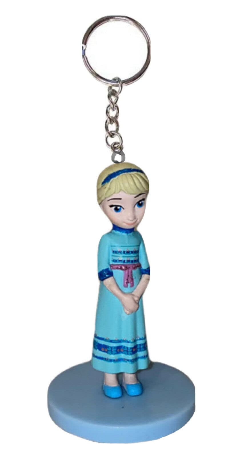 Disney Frozen Elsa Princess PVC Keychain for Baby Toddler - Cute Key Ring Charm for Backpacks, Bags & Gifts | Frozen Movie Merchandise & Collectible