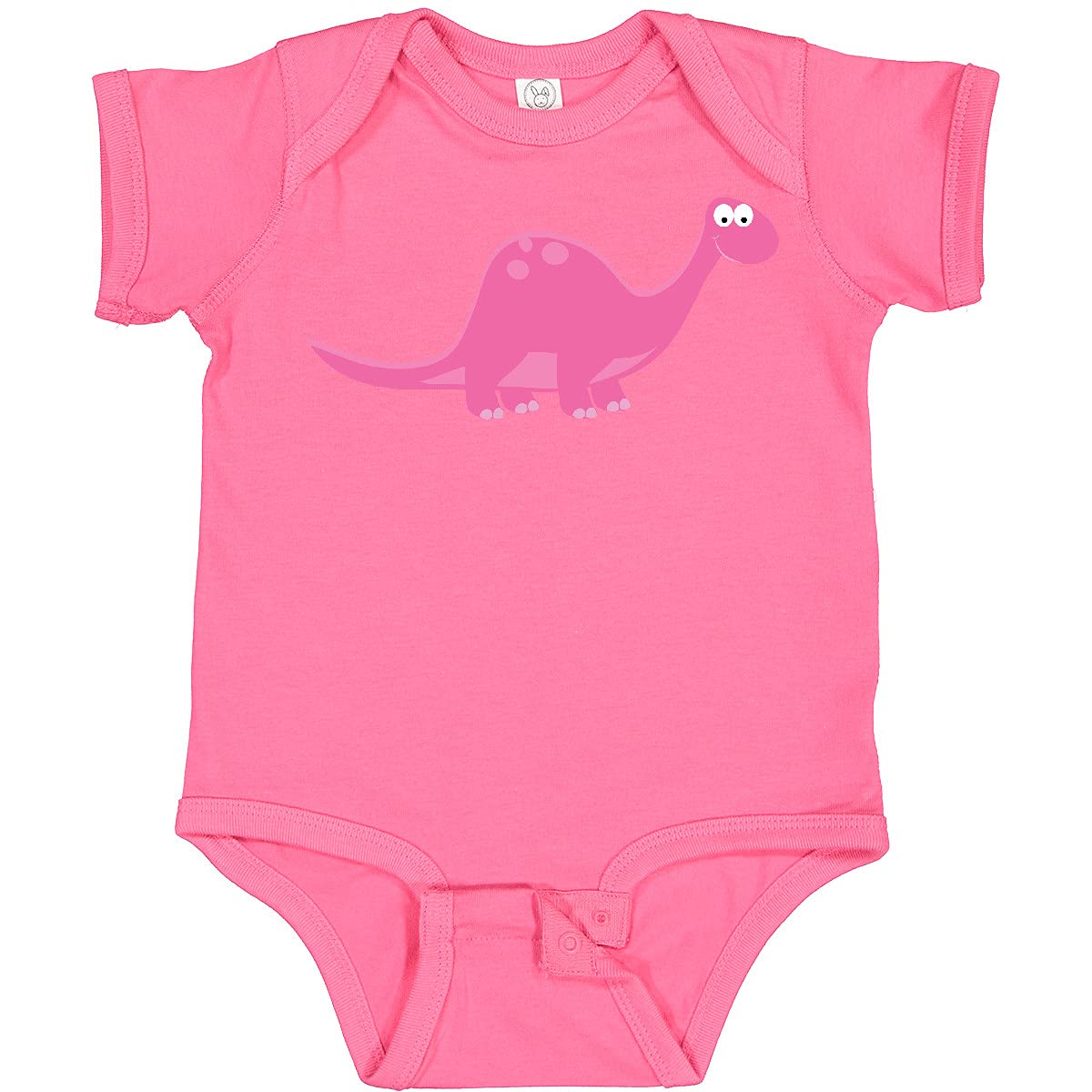 Inktastic Pink Dinosaur Baby Bodysuit - Cute Dino Print Onesie for Infants & Toddlers - Perfect for Playtime, Daycare & Photo Shoots
