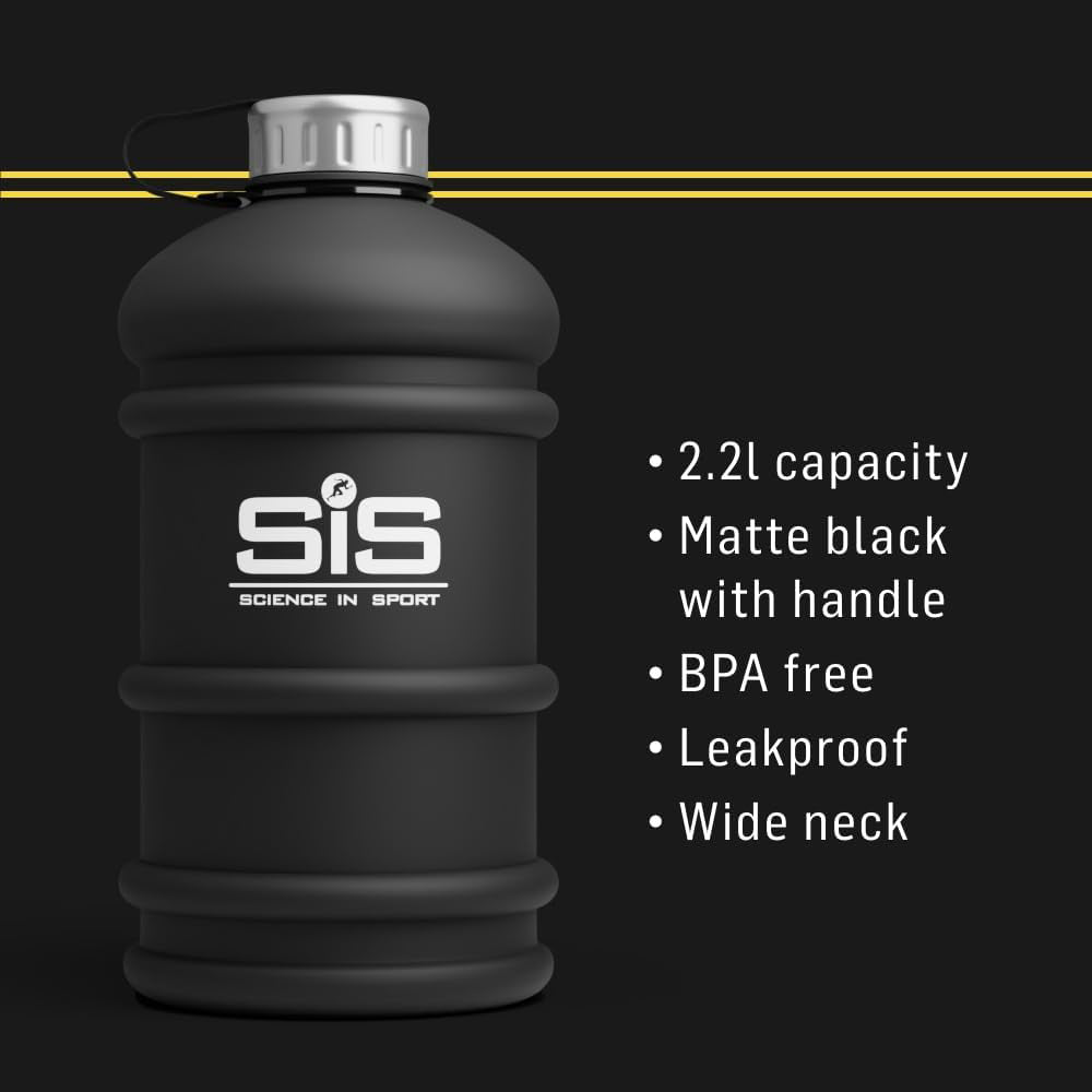 SiS 2.2L Water Bottle - Large Capacity BPA-Free Sports Hydration Jug for Gym, Hiking & Outdoor Activities