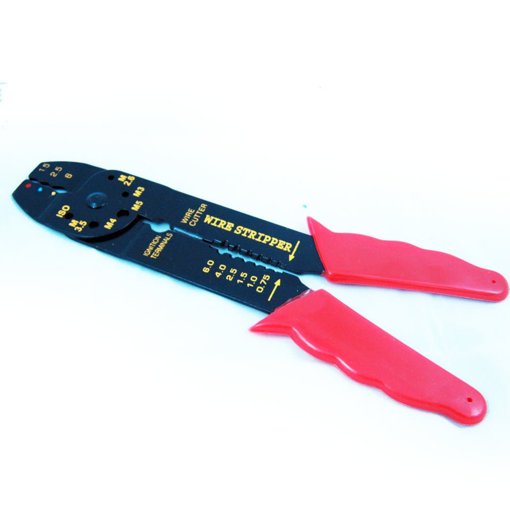 Universal Wire Stripper Tool - Professional Cable Cutter, Crimper & Clamp for Metal Terminals | Perfect for Electrical Work, DIY Projects & Automotive Repairs