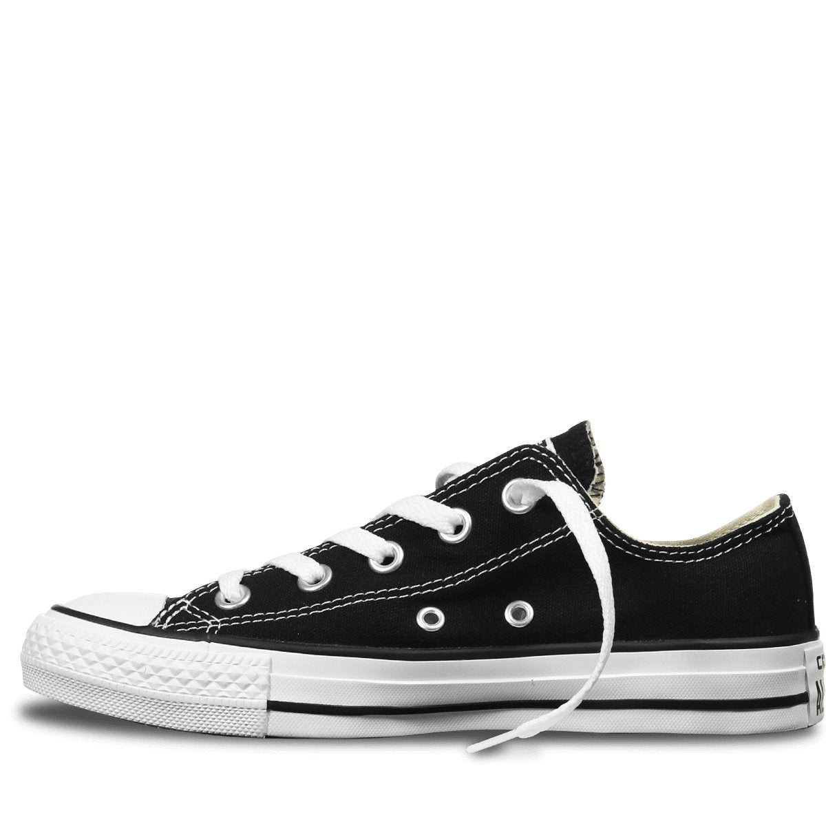 Converse Men's Chuck Taylor All Star Low Top Sneakers - Black & White Canvas Shoes for Casual Wear, Street Style & Everyday Comfort