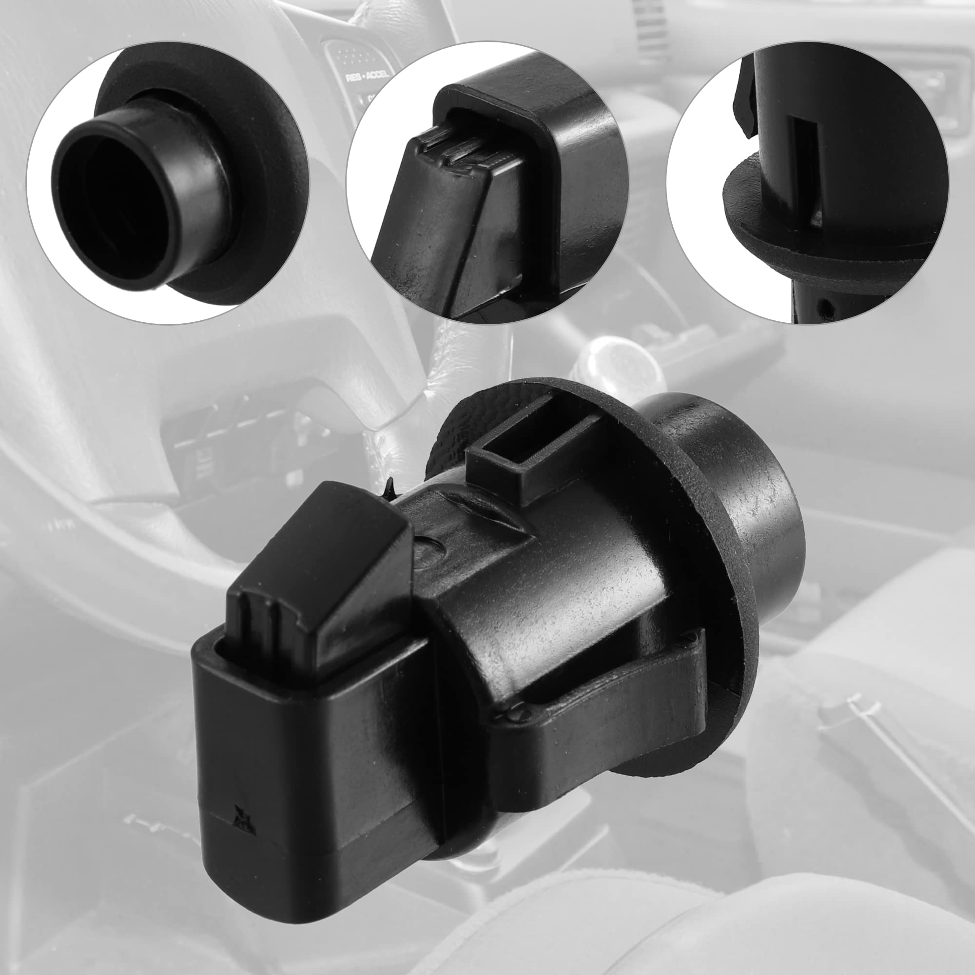 X AUTOHAUX Black Floor Center Console Lid Latch Replacement for Jeep Wrangler TJ 2001-2006 Models (55315041AD, 55315041AC) - Durable & Easy Installation for Off-Road Adventures & Daily Commutes