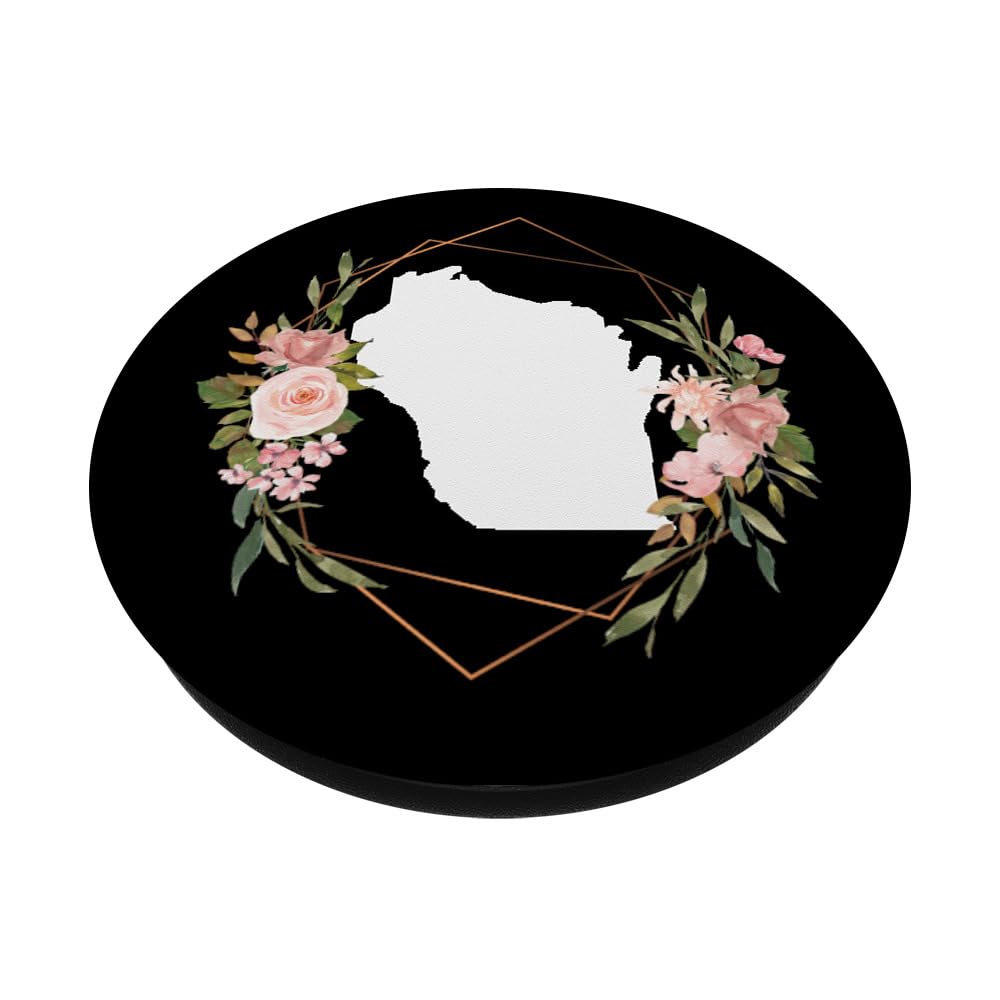 Floral Flower Cute PopSockets Standard PopGrip - Phone Grip & Stand for iPhone, Samsung, Smartphones - Perfect for Selfies, Videos, and Secure Holding