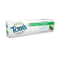 Tom's of Maine Wicked Fresh Fluoride Toothpaste - Spearmint Ice Flavor, 4.7 oz (Pack of 1) | Natural & Fluoride Toothpaste for Fresh Breath & Cavity Protection | Perfect for Daily Oral Care & Travel