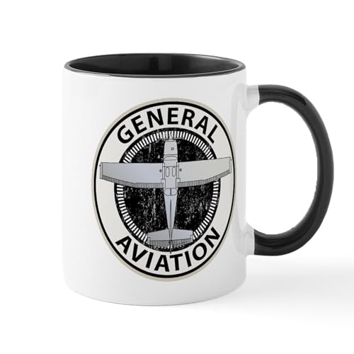 White/Black Inside - General Aviation Mug