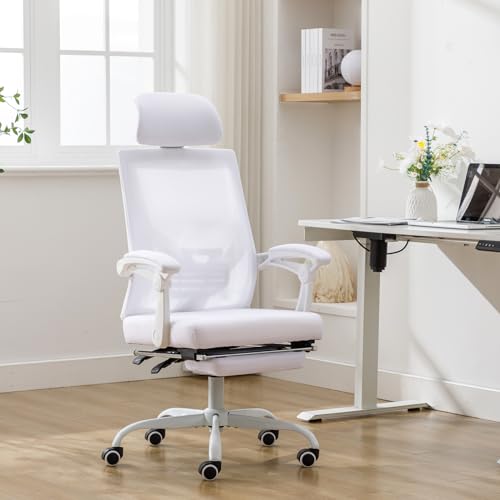 Pure White With Footrest