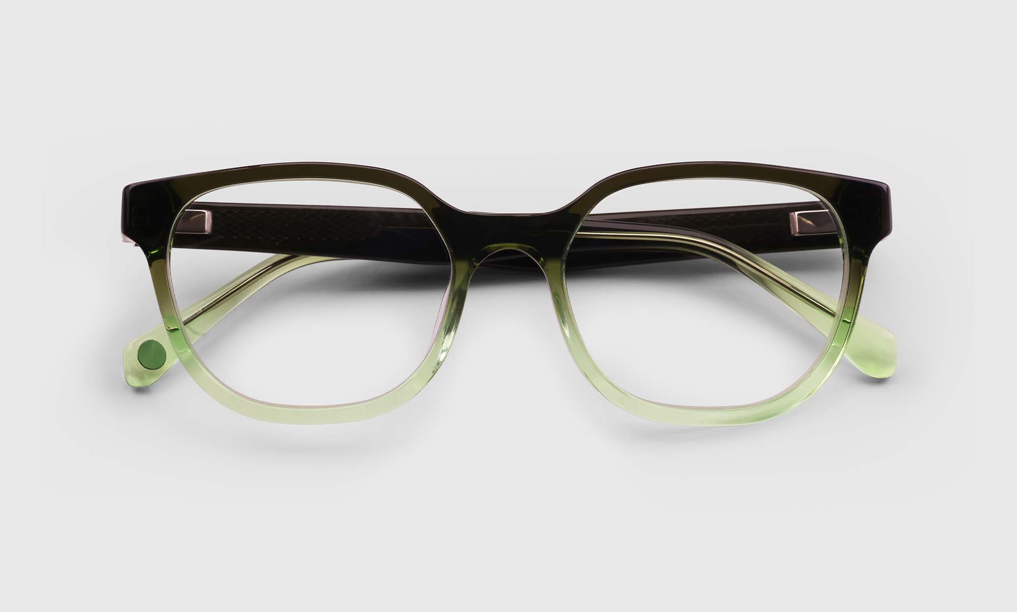 Miss Perception Color 17 Juniper to Mint Green Crystal Fade Front and Temples Hair Extensions - Perfect for Cosplay, Fashion Styling & Everyday Glam