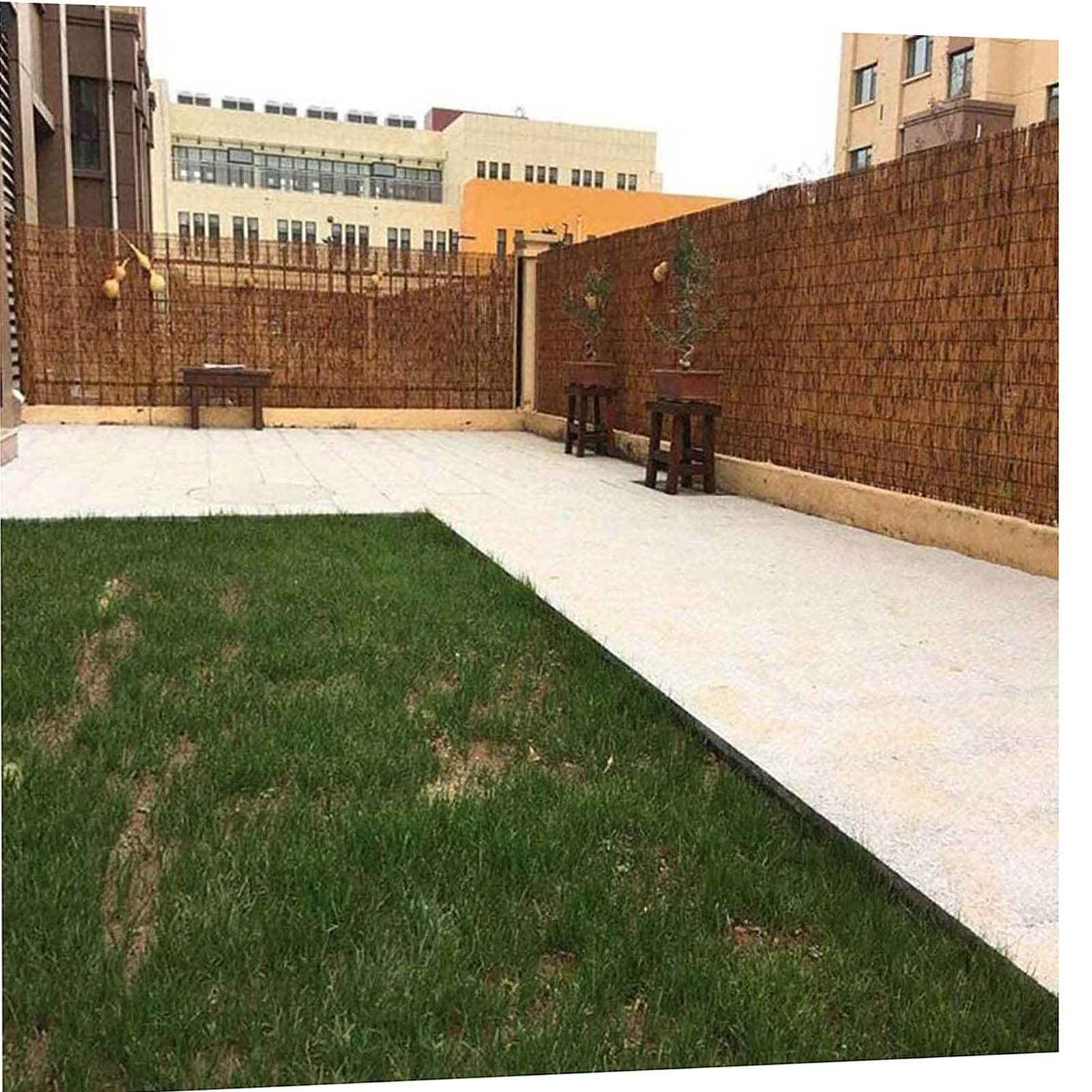 Tophacker 4FT Reed Privacy Screen - Natural Bamboo Fencing Roll for Patio, Garden, Balcony & Outdoor Decor | Perfect for Creating Private Spaces, Enhancing Landscaping, and Decorating Galleries