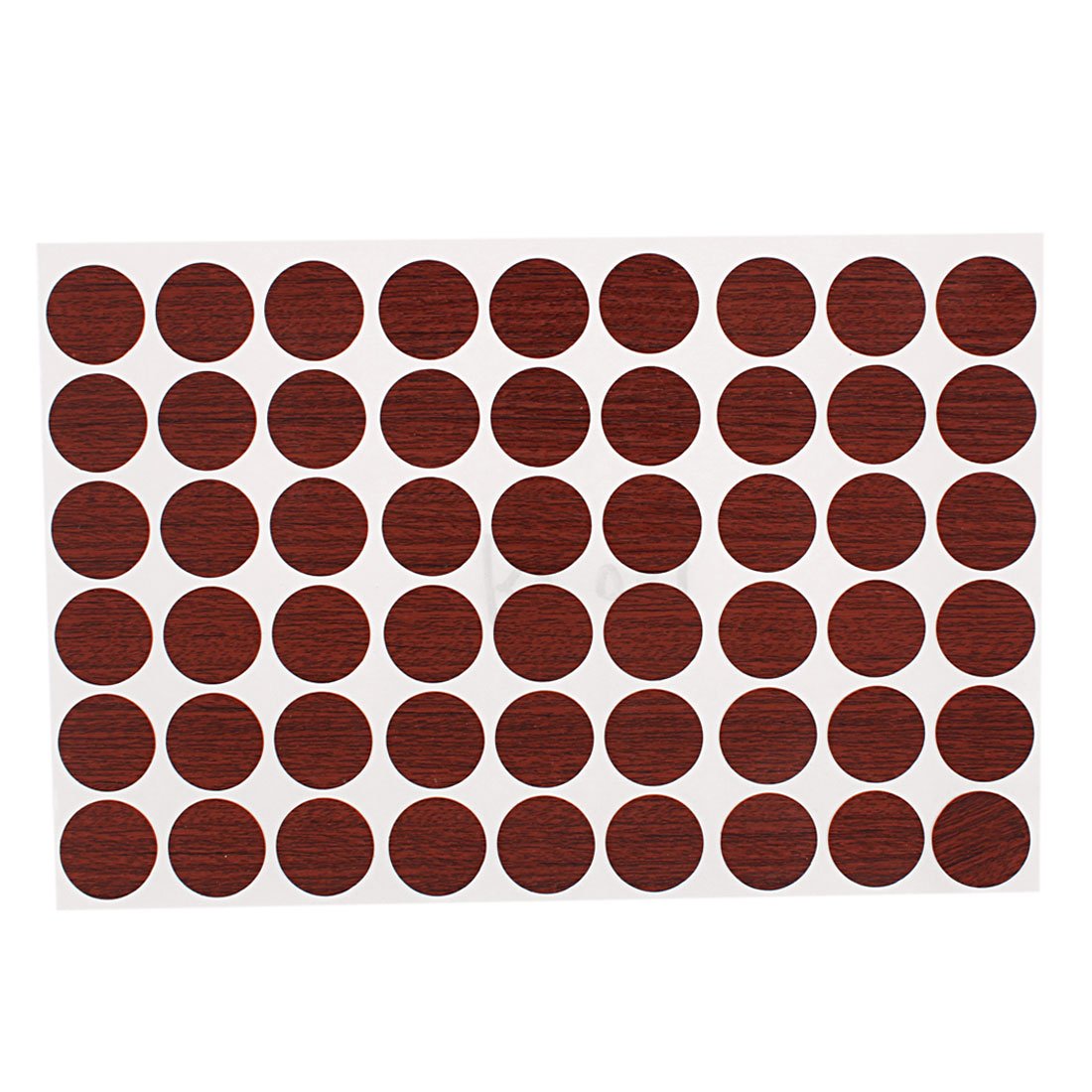 uxcell 54-Piece Self-Adhesive Screw Cover Caps for Furniture & Desk - White Plastic Hole Covers, Decorative Stickers for Home Office & DIY Projects - Perfect for Hiding Screws on Tables, Chairs, Cabinets & More
