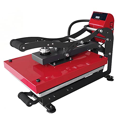 16x20 Inch Clamshell Auto Open Heat Press Machine - Multifunctional Sublimation Combo T-Shirt Press with Magnetic Semi-Automatic Transfer Printer for DIY Apparel, Custom T-Shirts & Sublimation Printing Projects