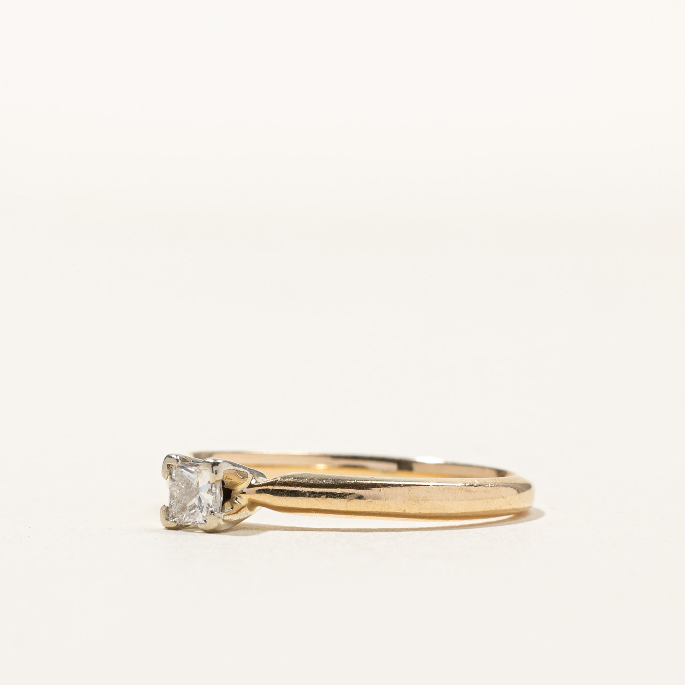 0.25ct Solitaire Diamond Ring - Size 6.75 | Classic Engagement Wedding Band | Perfect for Proposals, Anniversaries & Special Occasions