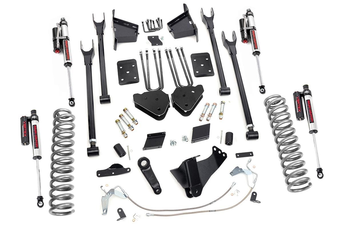 6 Inch Lift Kit for Ford F-250 Super Duty (2011-2014) - 4 Link System with Vertex Technology | Heavy-Duty Suspension Upgrade for Off-Roading & Towing
