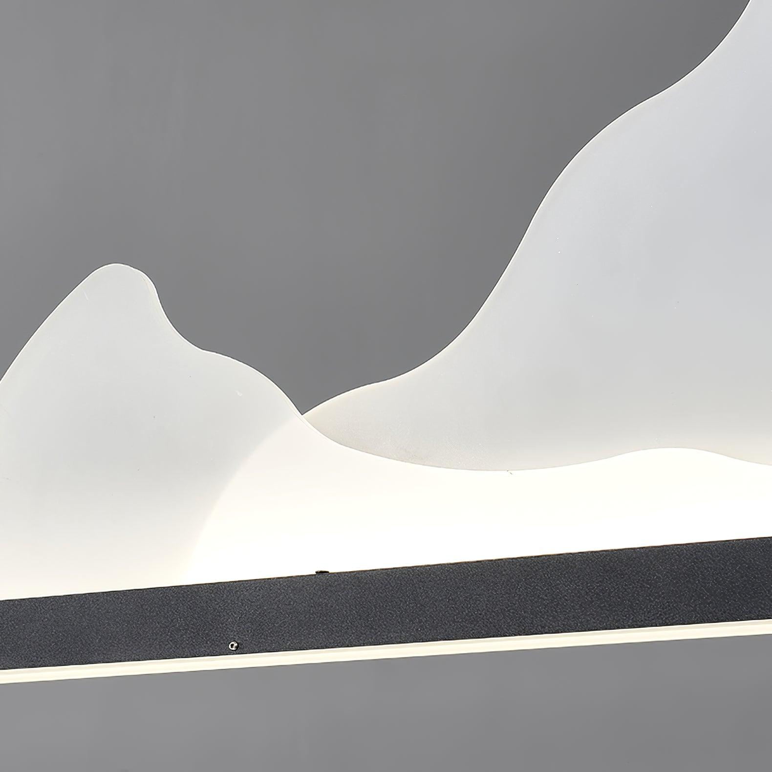 Leah Mountains Pendant Light - Modern Farmhouse Ceiling Fixture for Kitchen Island, Dining Room & Bedroom Decor