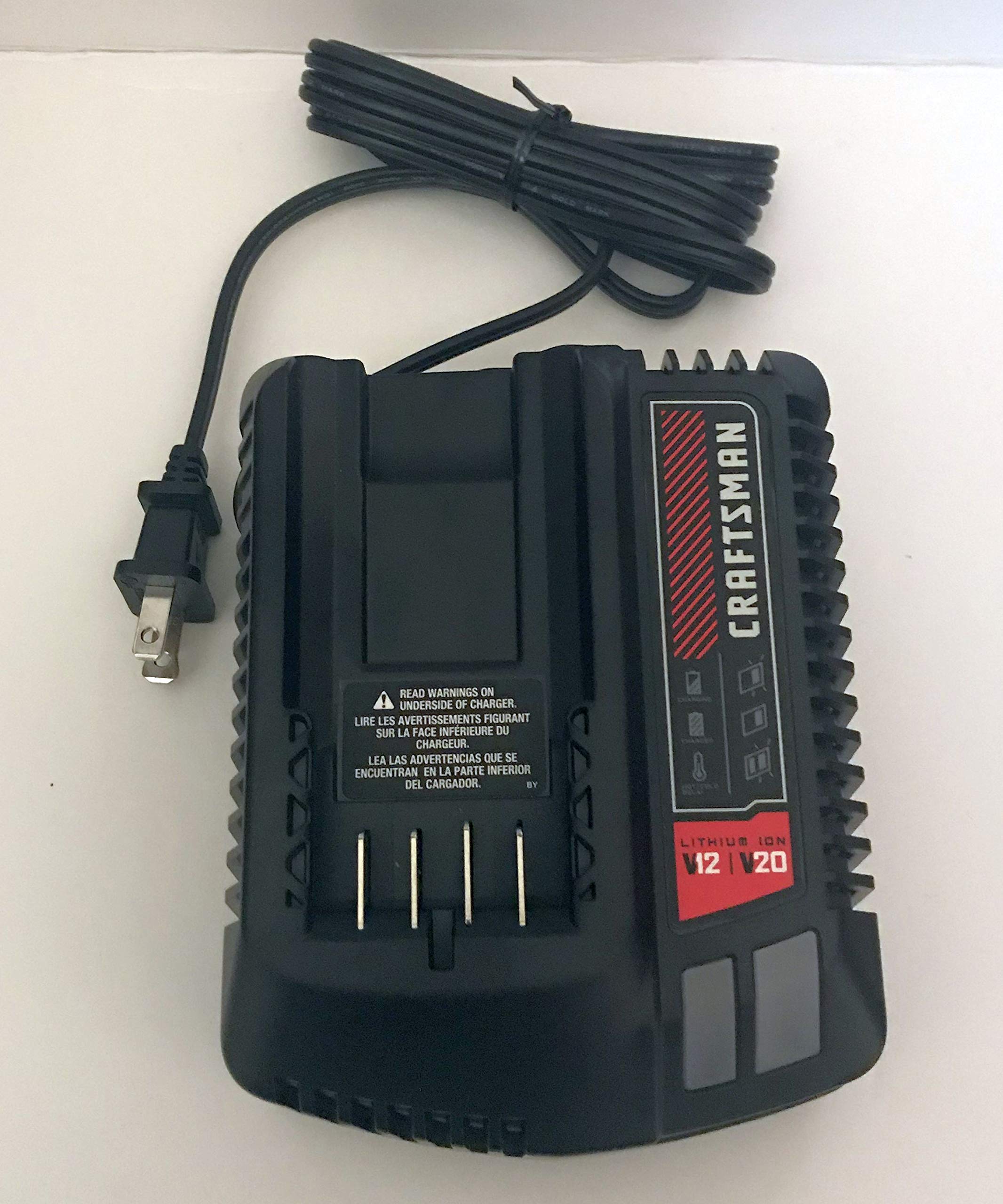 CRAFTSMAN V20 Cordless Air Inflator with Fast Charger - Portable Tire Pump for Cars, Bikes & Sports Equipment (Battery Sold Separately, Model CMCE520B & CMCB104) - Perfect for Road Trips, Camping and Emergency Tire Inflation