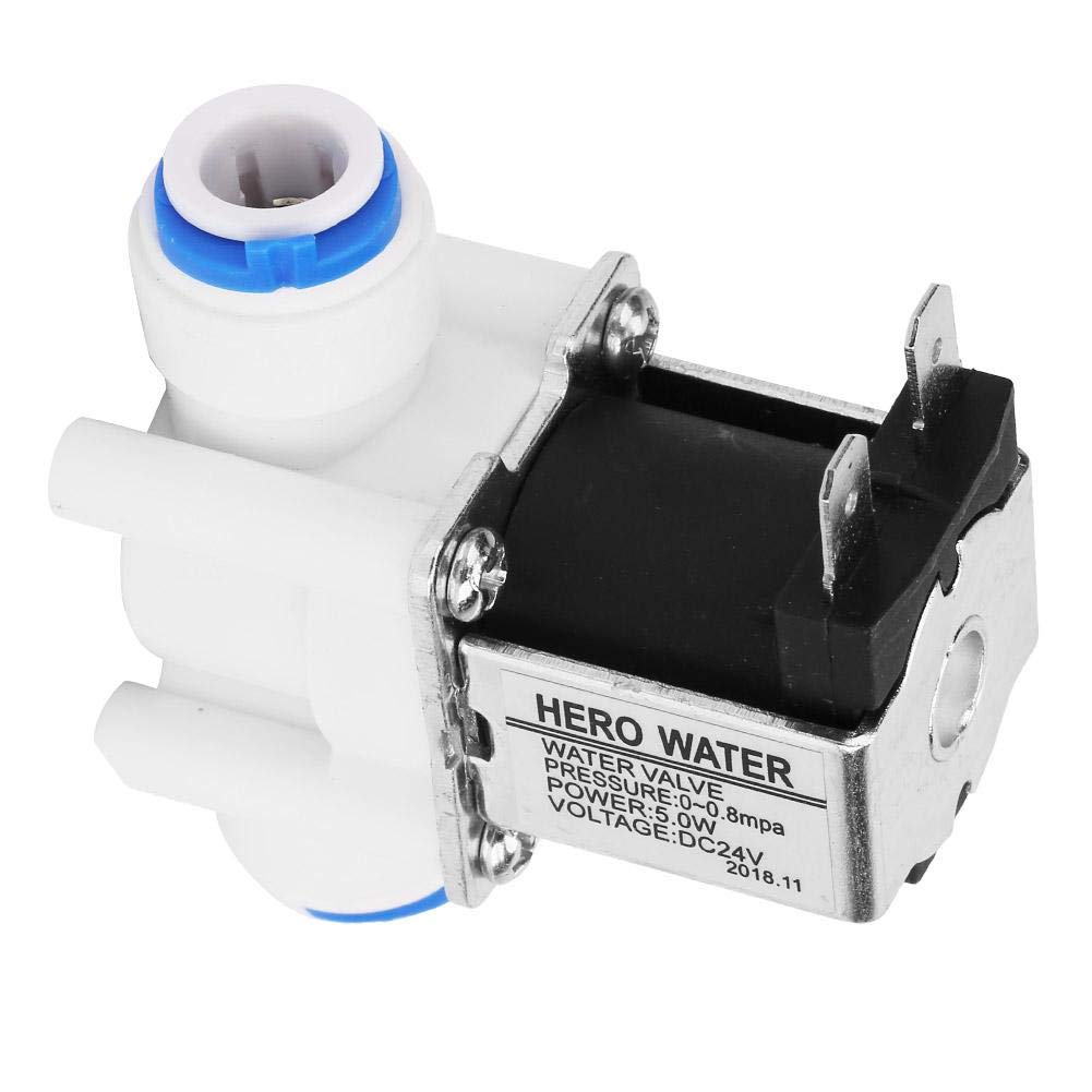 24V Solenoid Water Valve for Home - High Performance & Stability, Ideal for Water Purifiers and Filtration Systems