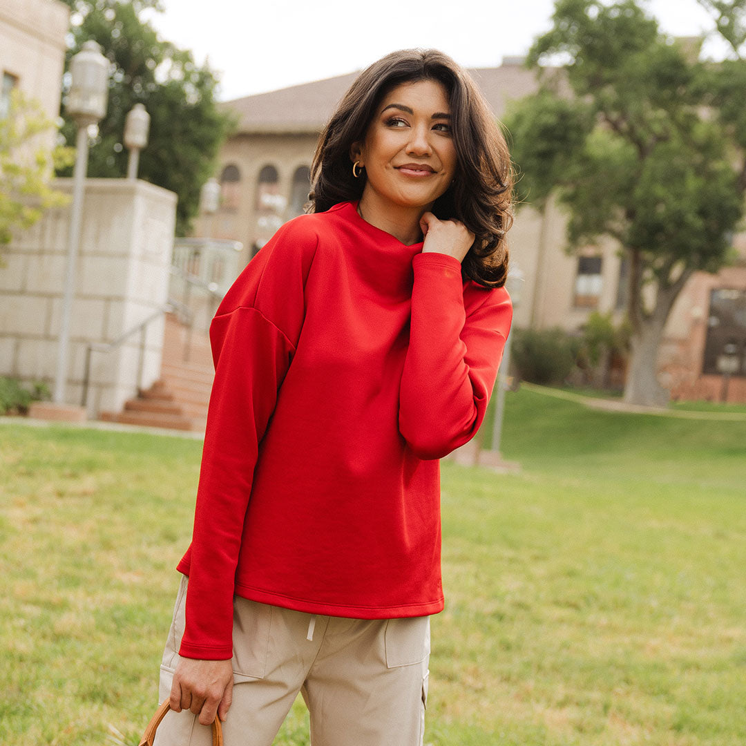 Crimson Cardiff Pullover - Stylish & Comfortable Men's Sweater for Fall & Winter | Perfect for Casual Outfits, Office Wear & Outdoor Activities