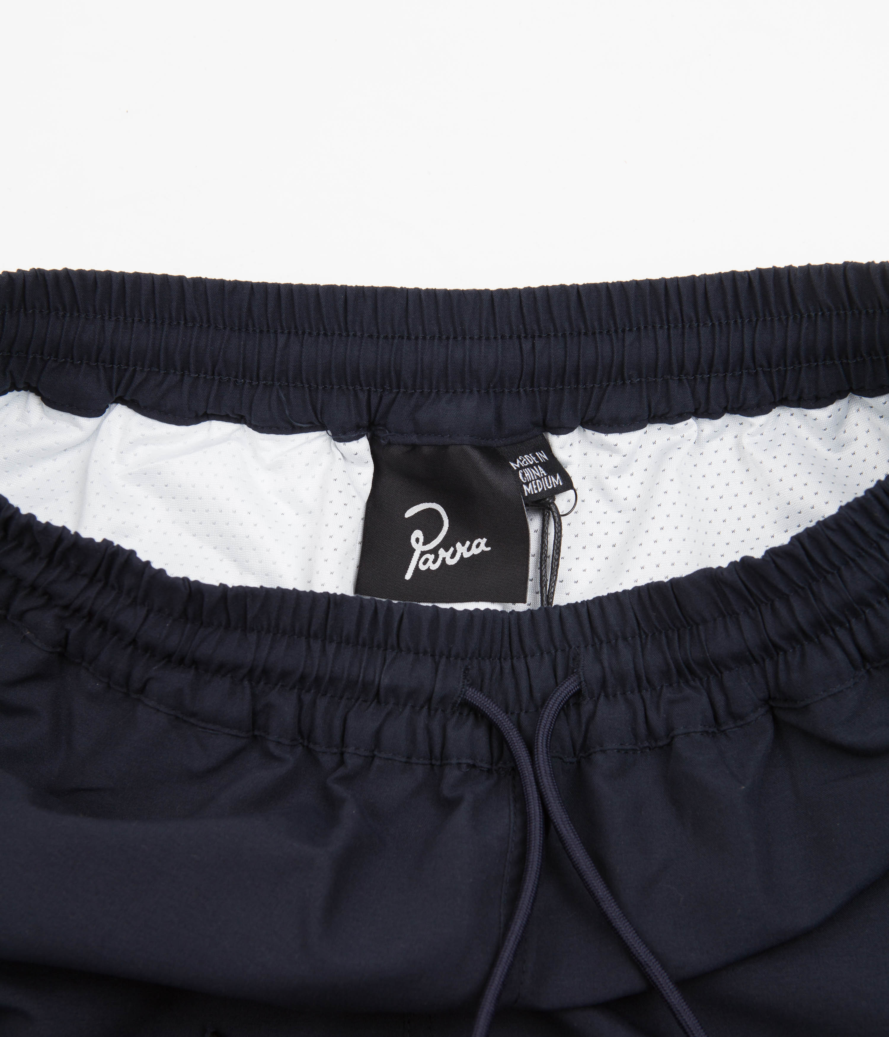 Parra Running Pear Swim Shorts for Men - Quick-Dry Comfortable Navy Blue Swim Trunks - Perfect for Beach, Pool, and Water Sports