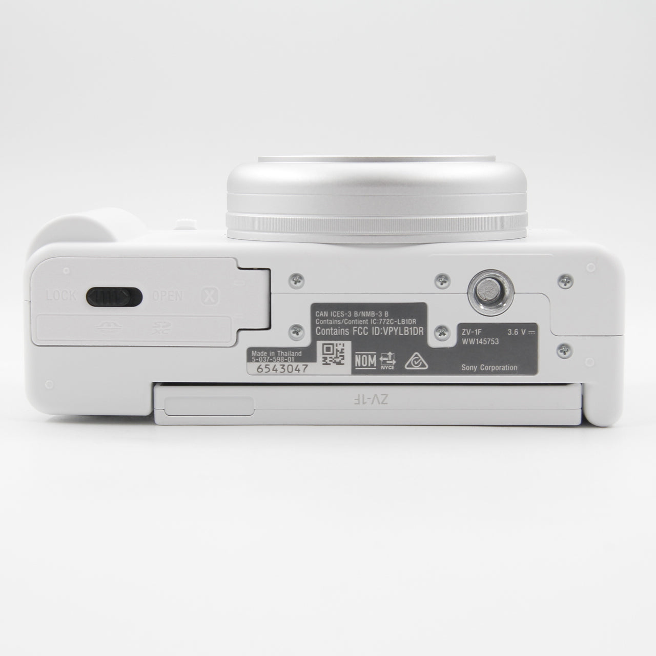 Open Box Sony ZV-1F Vlogging Camera (White) - Perfect for YouTube, Travel & Content Creation