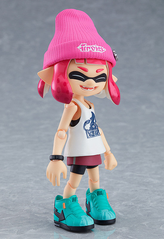 Figma #400 DX Splatoon Girl Inkling Action Figure - Collectible Anime Model for Gaming Fans & Decor