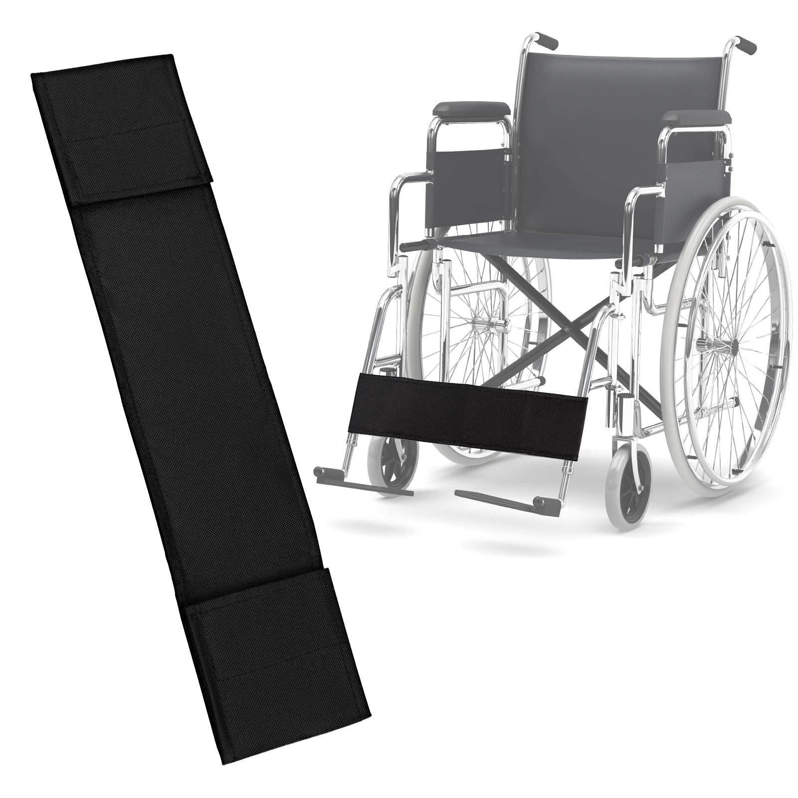Invacare Wheelchair Calf Strap - 47CM Adjustable Leg Restraint for Elderly & Disabled - Secure Seat Belt for Wheelchair Safety - Perfect for Daily Mobility & Transport Accessories