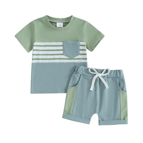 Blue Green Stripe