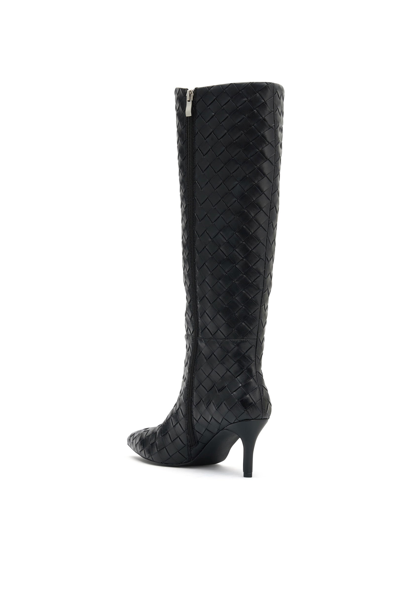 THE SEREN Black Crosshatch Boots - Waterproof Ankle Boots for Women, Fashionable & Comfortable - Perfect for Hiking, Walking & Outdoor Adventures