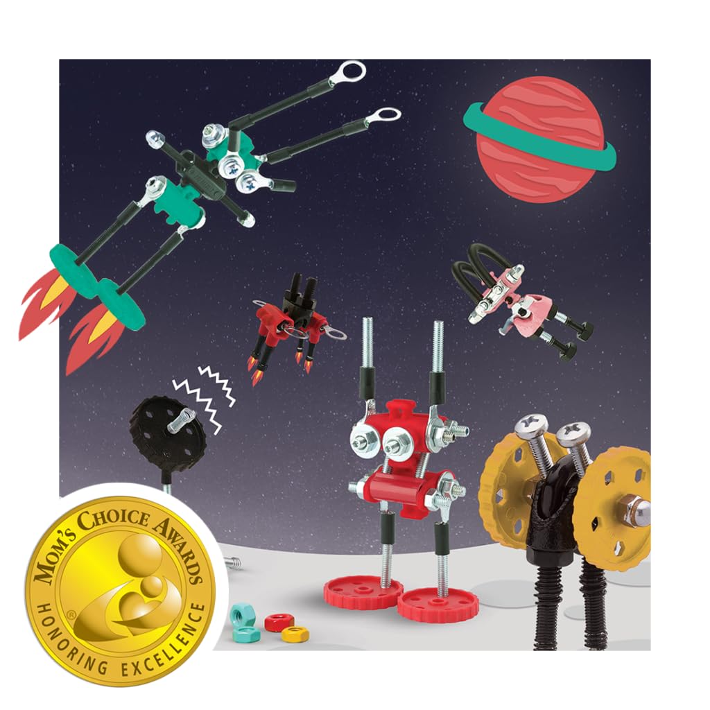 OFFBITS JZ0001 Construction Toy Set - Creative DIY Building Blocks for Kids & Adults - STEM Educational Toy for Engineering & Problem Solving - Perfect for Home, School & Office Playtime