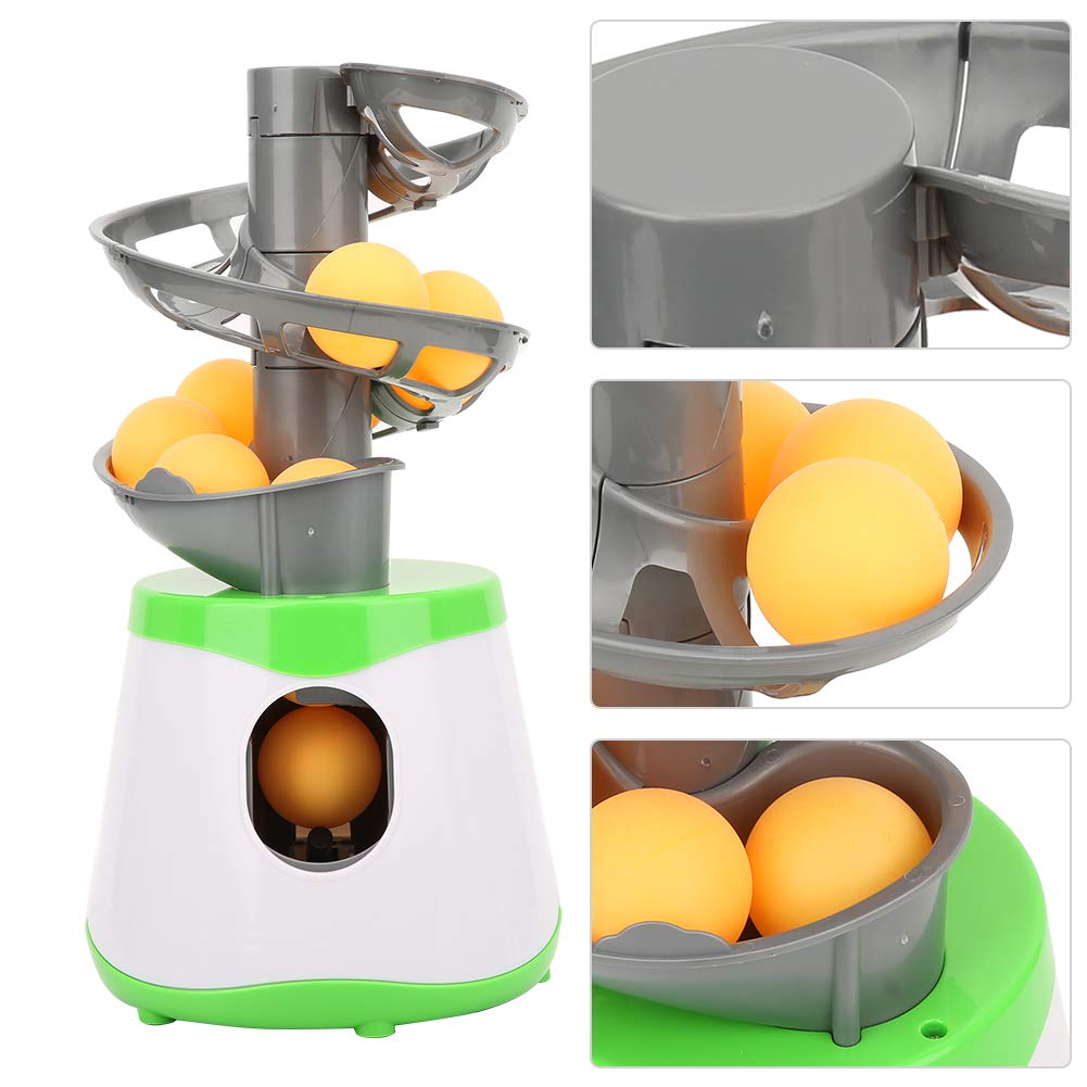 Portable ABS Table Tennis Trainer - Automatic Ping Pong Robot with 10 Balls | Perfect for Indoor Training, Kids Entertainment & Fitness Practice | Great for Home, Office & Gym Use