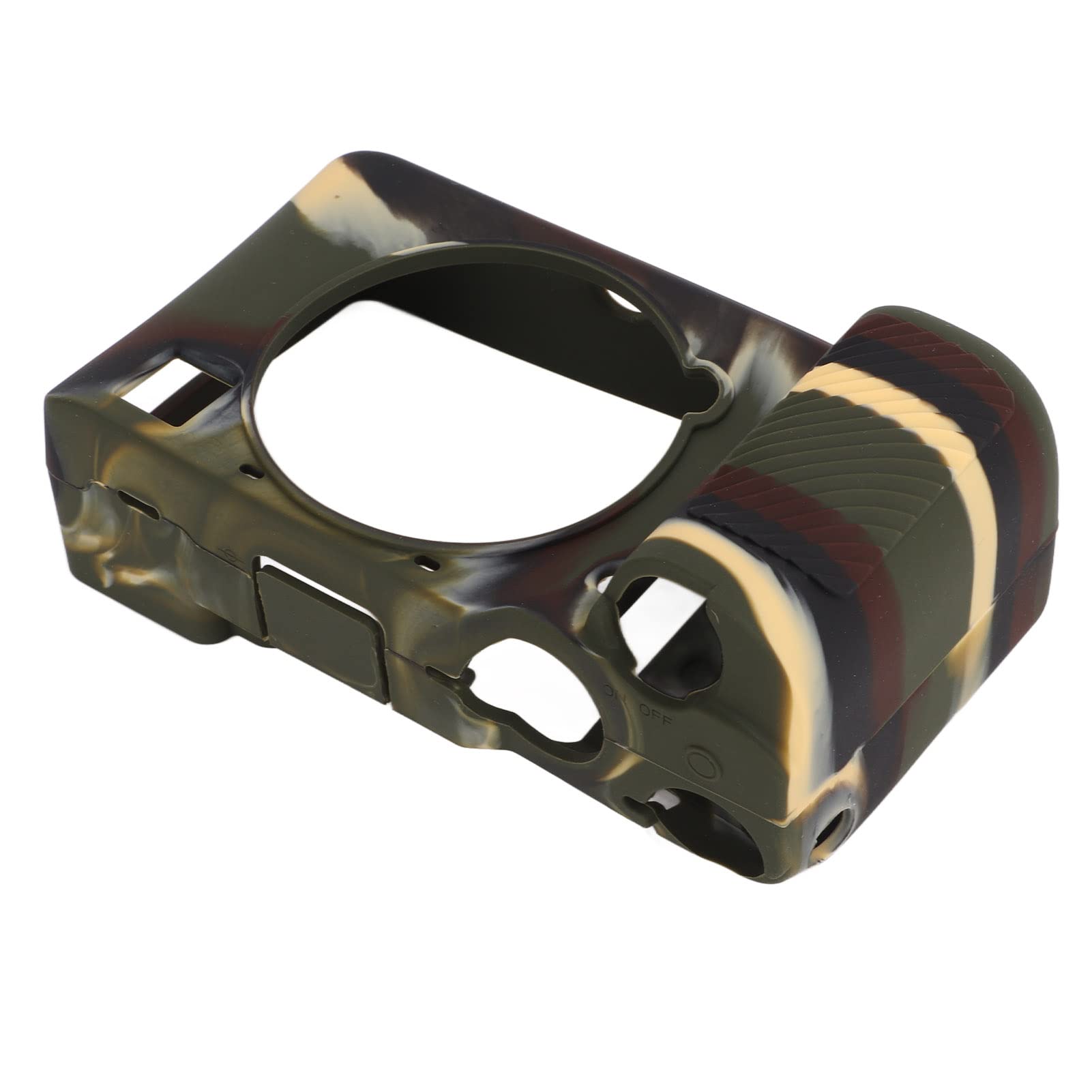 Fowinker Silicone Protective Housing for Sony A7C Camera - Soft, Dustproof, Washable & Anti-Scratch Cover (Camouflage) | Perfect for Outdoor Photography, Travel & Adventure Shooting