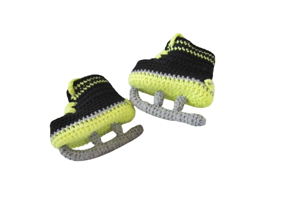 Crochet Baby Roller Shoes for Newborns 3-6 Months - Soft Infant Sports Shoes with Non-Slip Soles - Perfect Baby Shower Gift & First Walkers Booties for Toddlers - Ideal for Indoor Play, Outdoor Adventures & Special Occasions