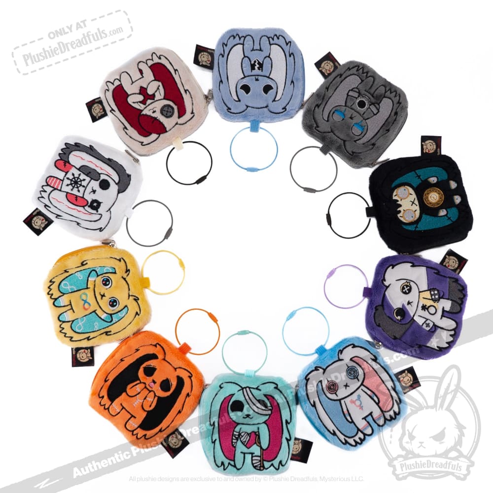 Plushie Dreadfuls Coin Purse - Cute Gothic Kawaii Wallet for Women & Teens - Perfect for Halloween, Cosplay & Everyday Use