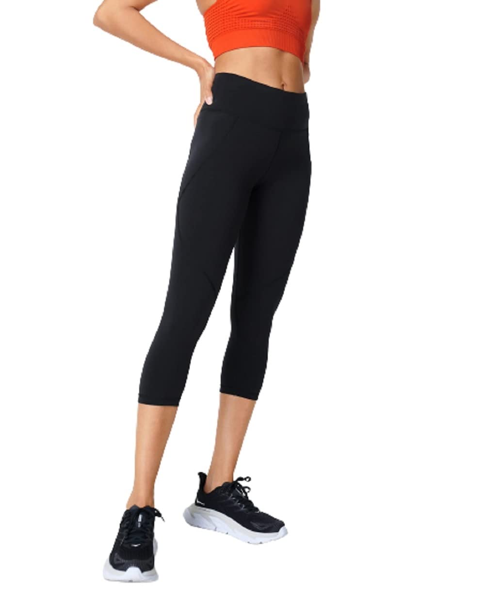 Sweaty Betty Women's High-Waist Power Cropped Gym Leggings with Side Pockets - Workout, Yoga & Running Compression Tights for Active Women