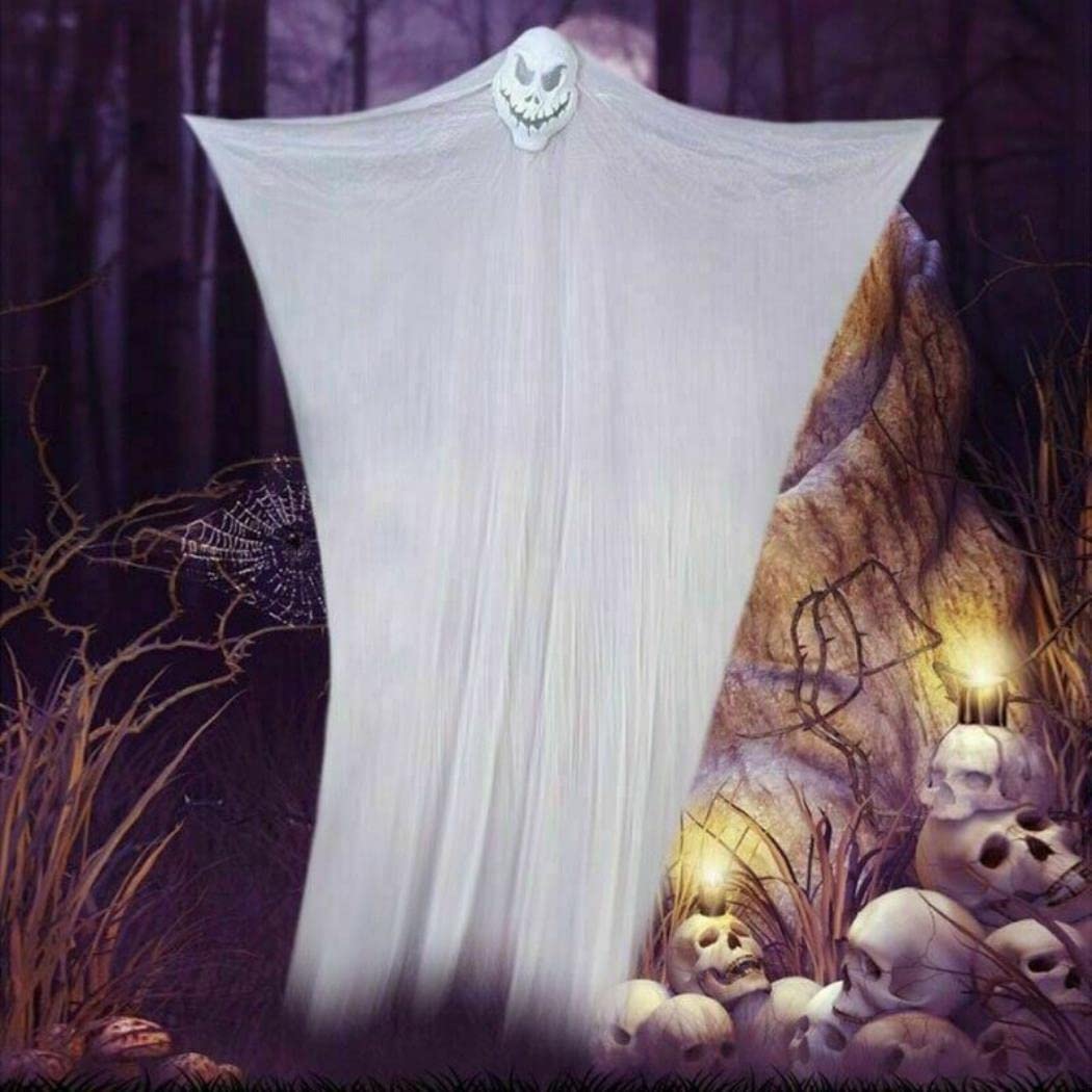 Halloween Hanging Decorations - Scary Ghost Decor for Indoor Outdoor House Yard Party - Multipurpose Spooky Home Props for Halloween Decorations - Perfect for Front Porch, Living Room & Garden Decor