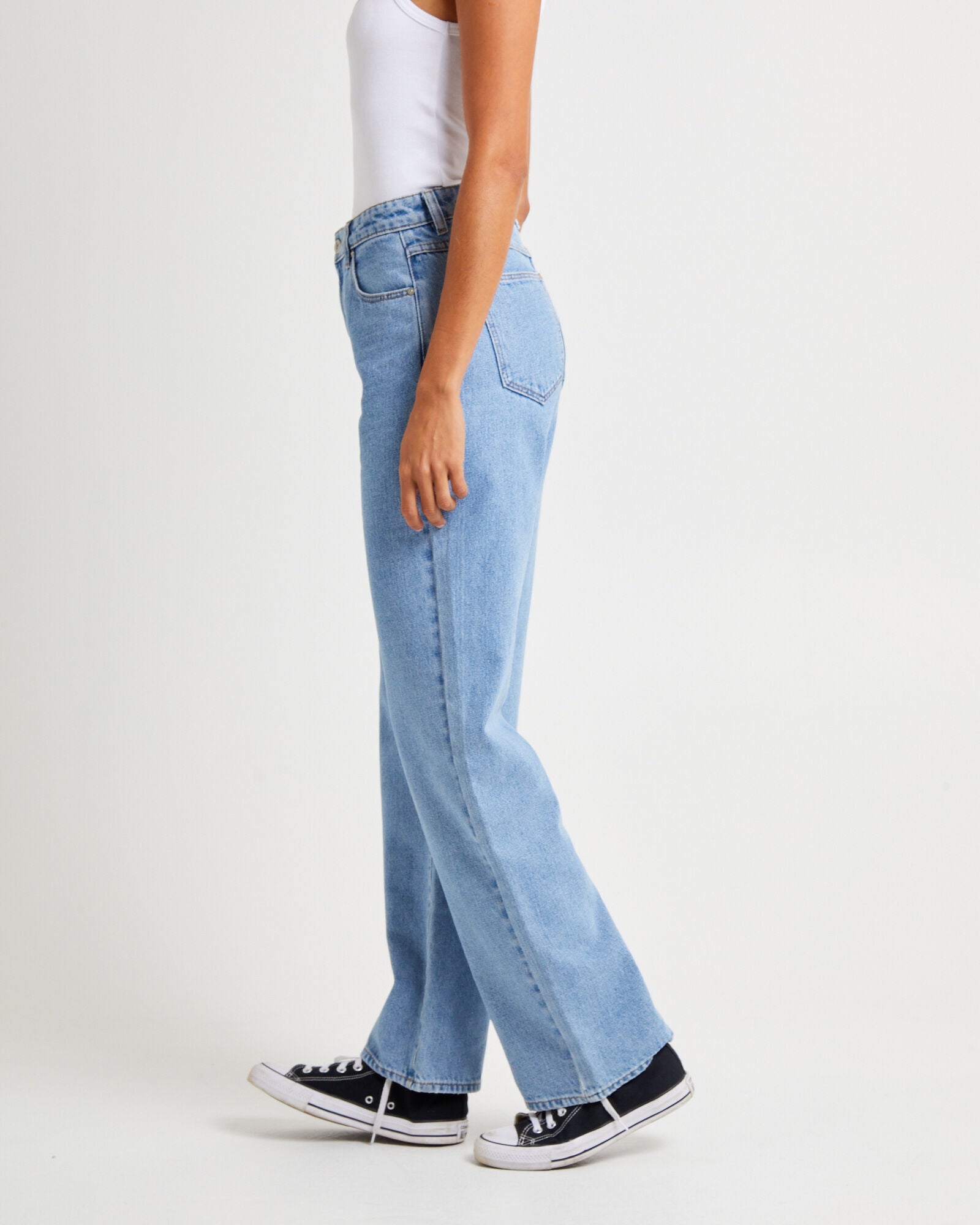 Abrand Carrie Jean Gigi Mid Blue - High Waist Skinny Jeans for Women | Trendy Denim Pants for Casual Wear & Night Out