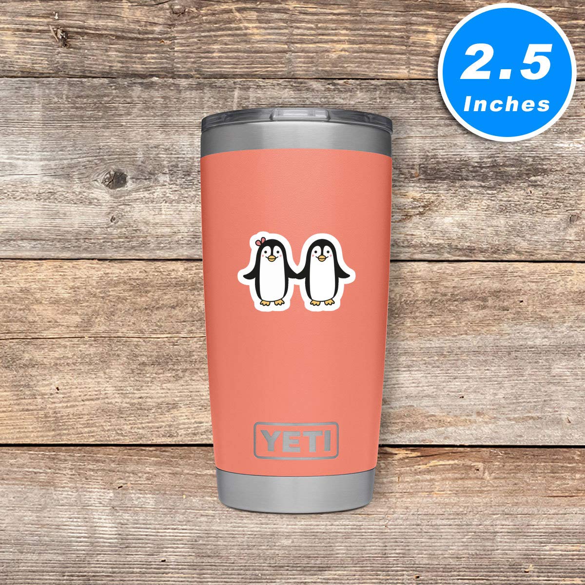 Penguin Couple Stickers - 3 Pack (2.5