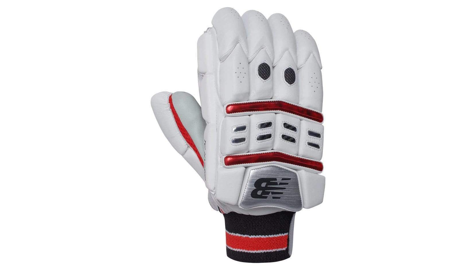 New Balance TC Hybrid Junior Cricket Batting Gloves - Lightweight & Protective Youth Cricket Gloves for Practice & Matches