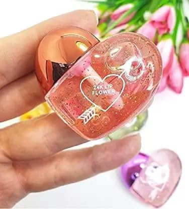 Long Lasting Waterproof Heart Shape Lip Gloss - Smudge Proof & Hydrating for All-Day Wear | Perfect for Date Night, Parties & Everyday Makeup