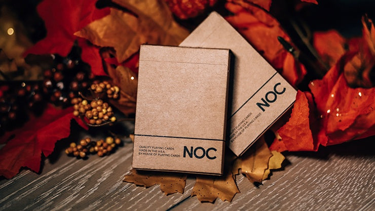 Premium NOC Playing Cards - Wooden Finish Deck for Poker, Magic Tricks & Card Games | Ideal for Home Entertainment, Casino Nights & Professional Performances