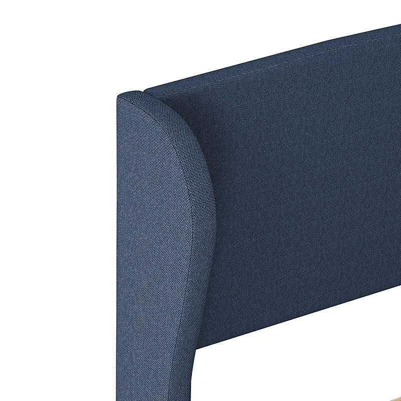Baotist Upholstered Wingback Platform Bed Frame - Queen Size Modern Bedroom Furniture for Master Bedroom, Guest Room & Apartment