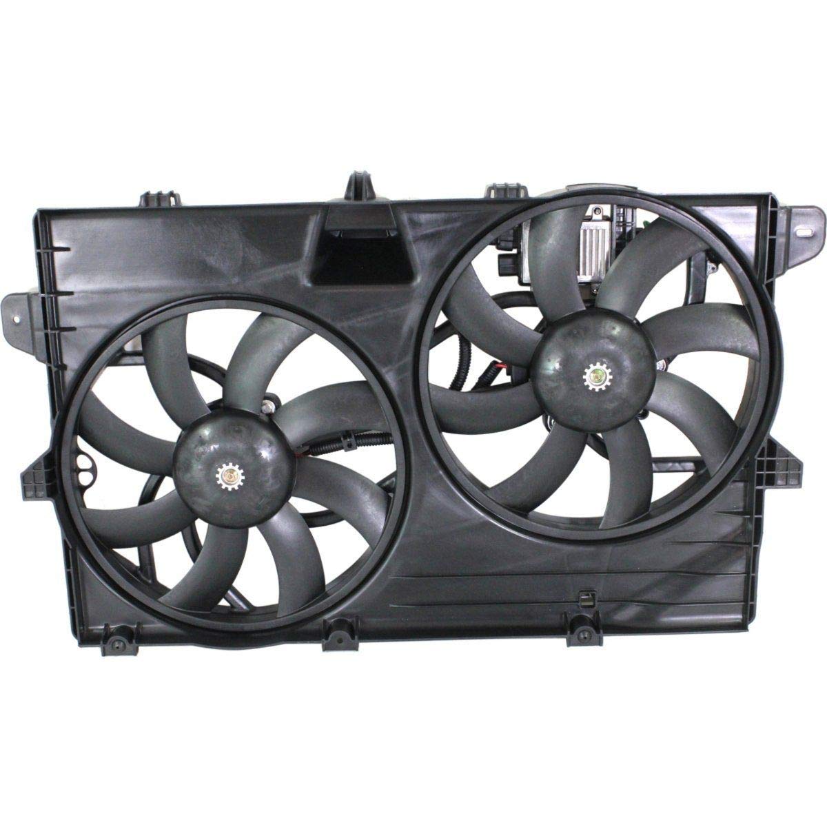 High Performance Radiator Cooling Fan with Control Module for 2007-2013 Ford Edge & Lincoln MKX - Perfect for Engine Overheating Prevention & Summer Driving