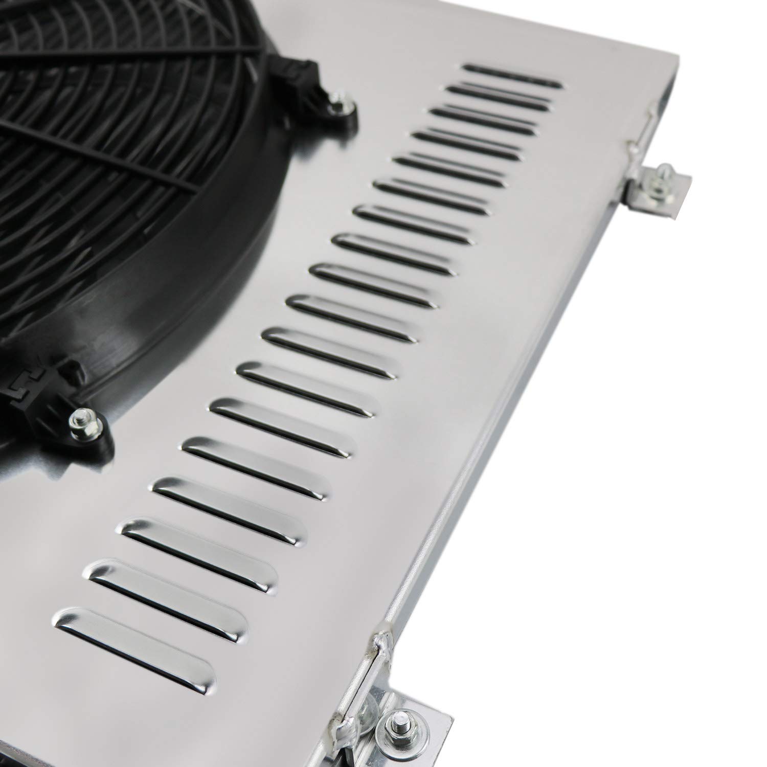 ECMRAD Aluminum Radiator Shroud with 16