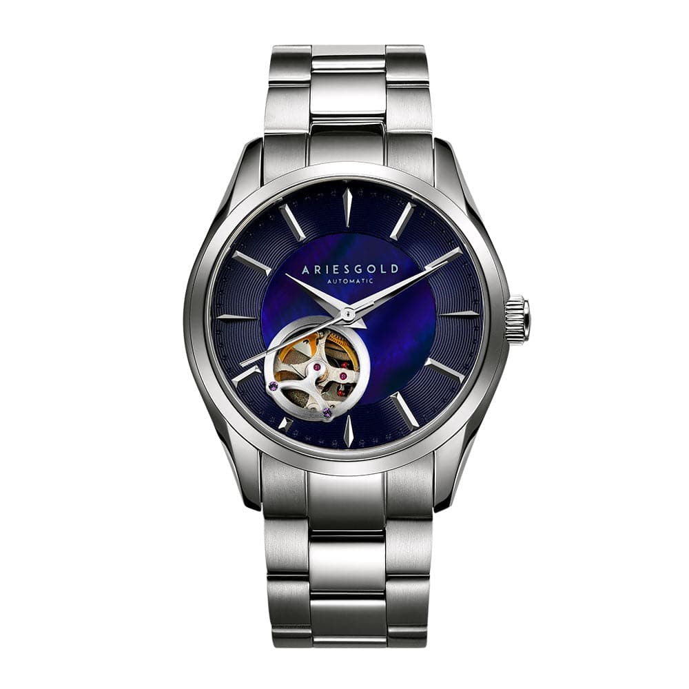 ARIES GOLD AUTOMATIC INFINUM Women's Watch L 9023 Series - Luxury Stainless Steel Dress Watch for Women, Perfect for Office, Party & Special Occasions