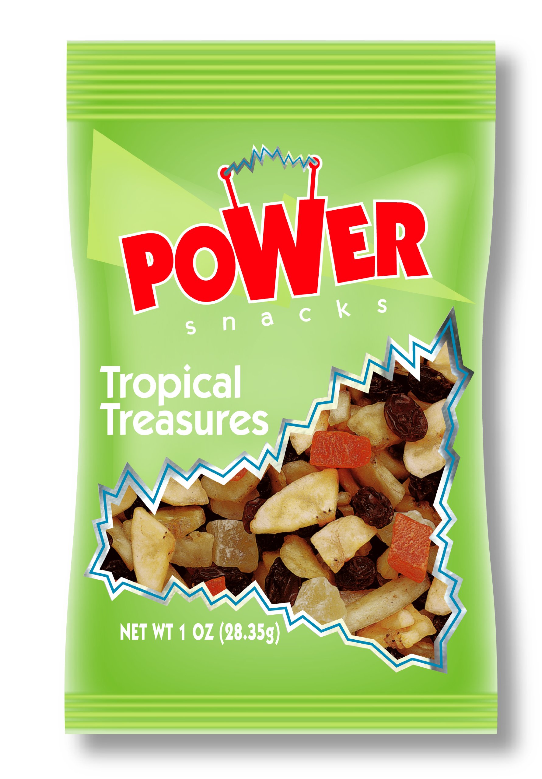 Azar Nut Company Power Snacks - Tropical Treasures Trail Mix, 1-Ounce Single Serve Pack (150 Count) | Healthy On-the-Go Snack for Hiking, Office & Travel