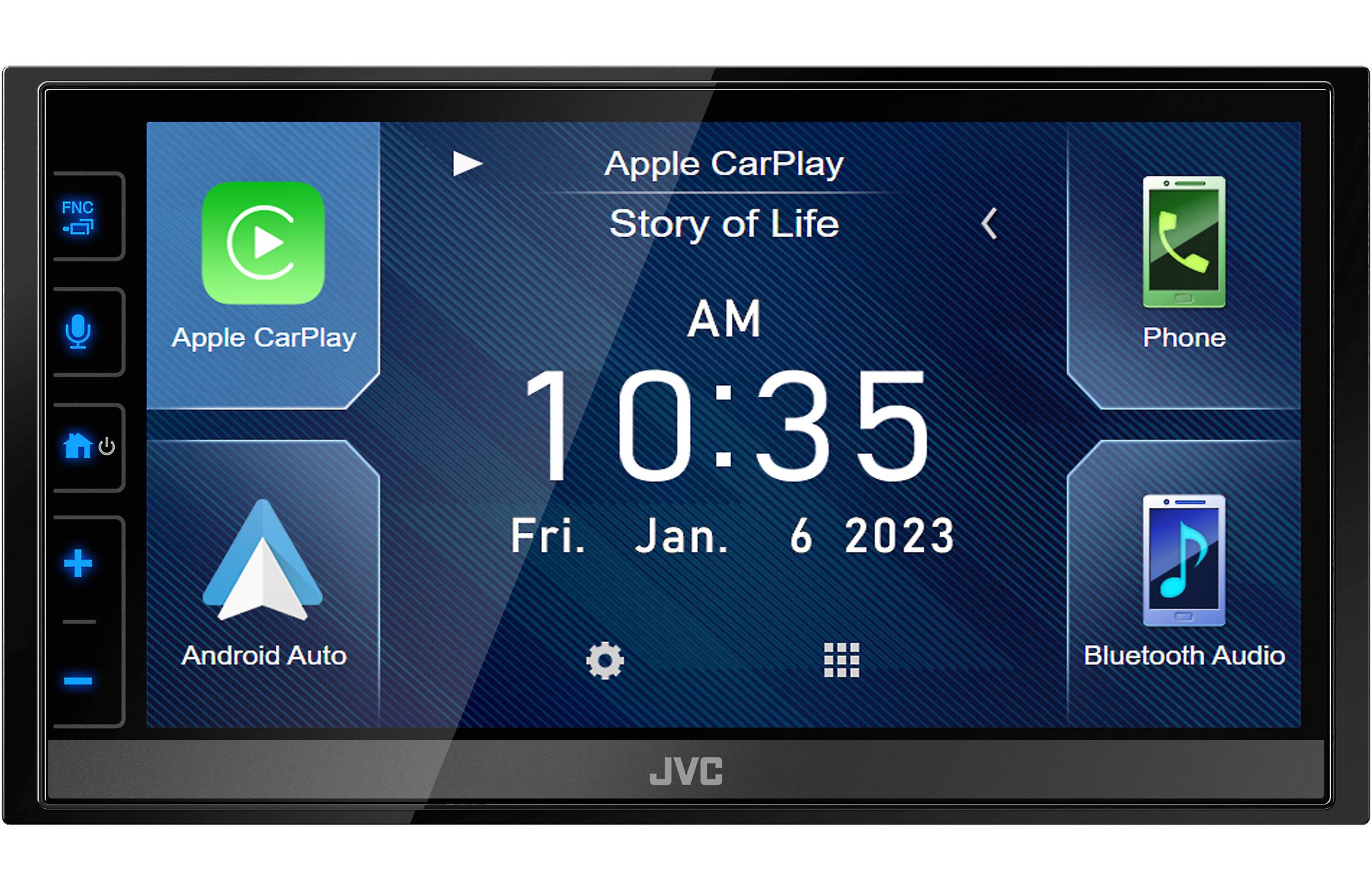 JVC KW M780BT Bluetooth Car Stereo with Digital Multimedia Receiver - Enjoy Hands-Free Calling, Music Streaming & GPS Navigation for Your Vehicle